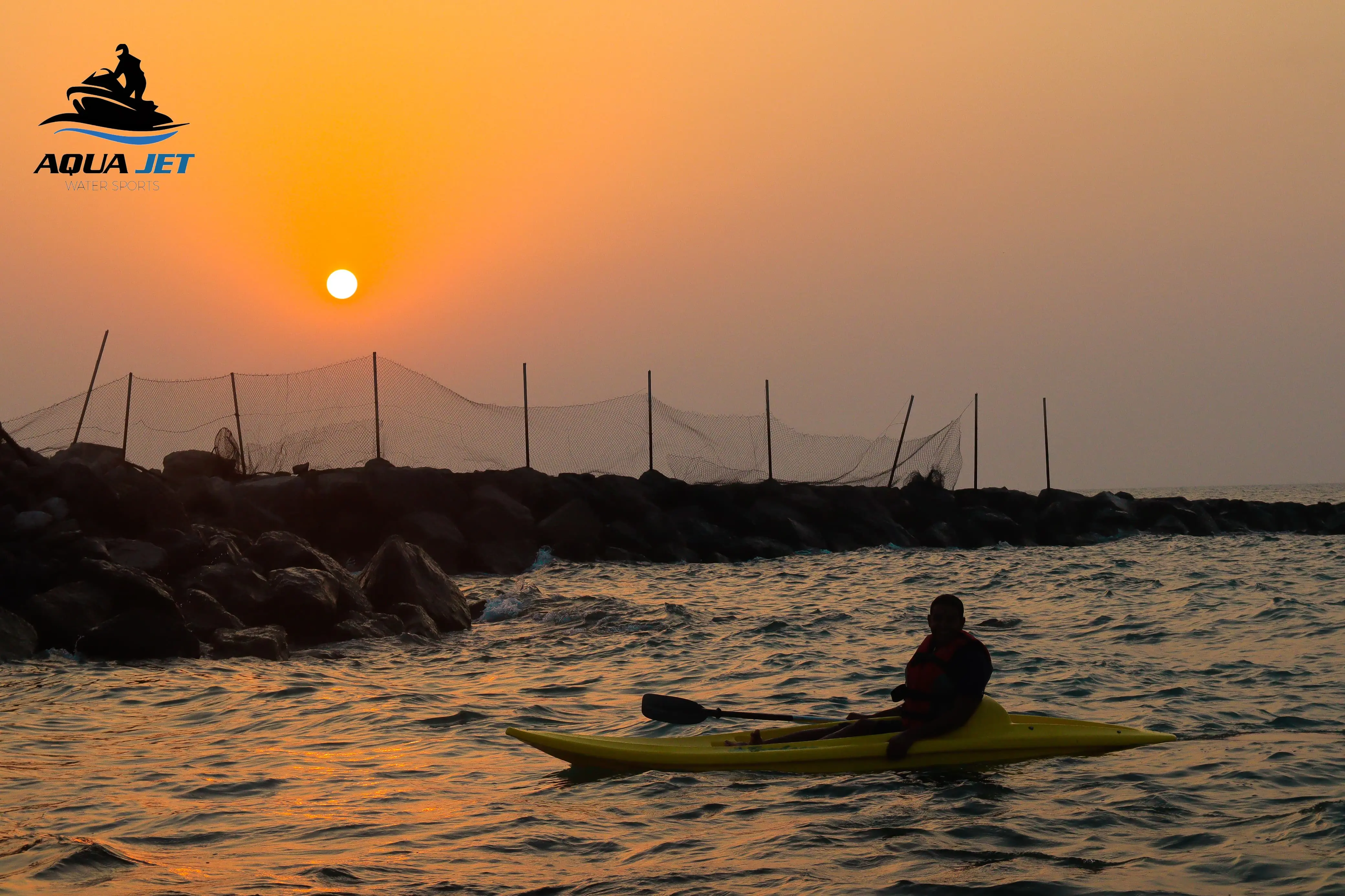 kayak riding